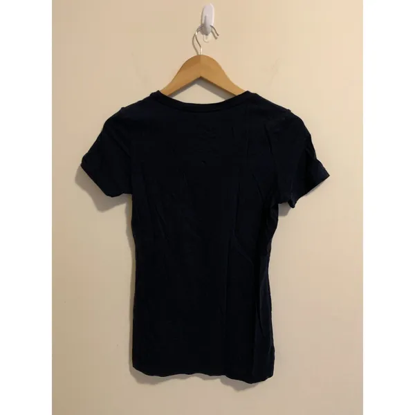 Nike The Tee Athletic Dept SCORED Navy Blue Womens Size Small Slim Fit - Image 3
