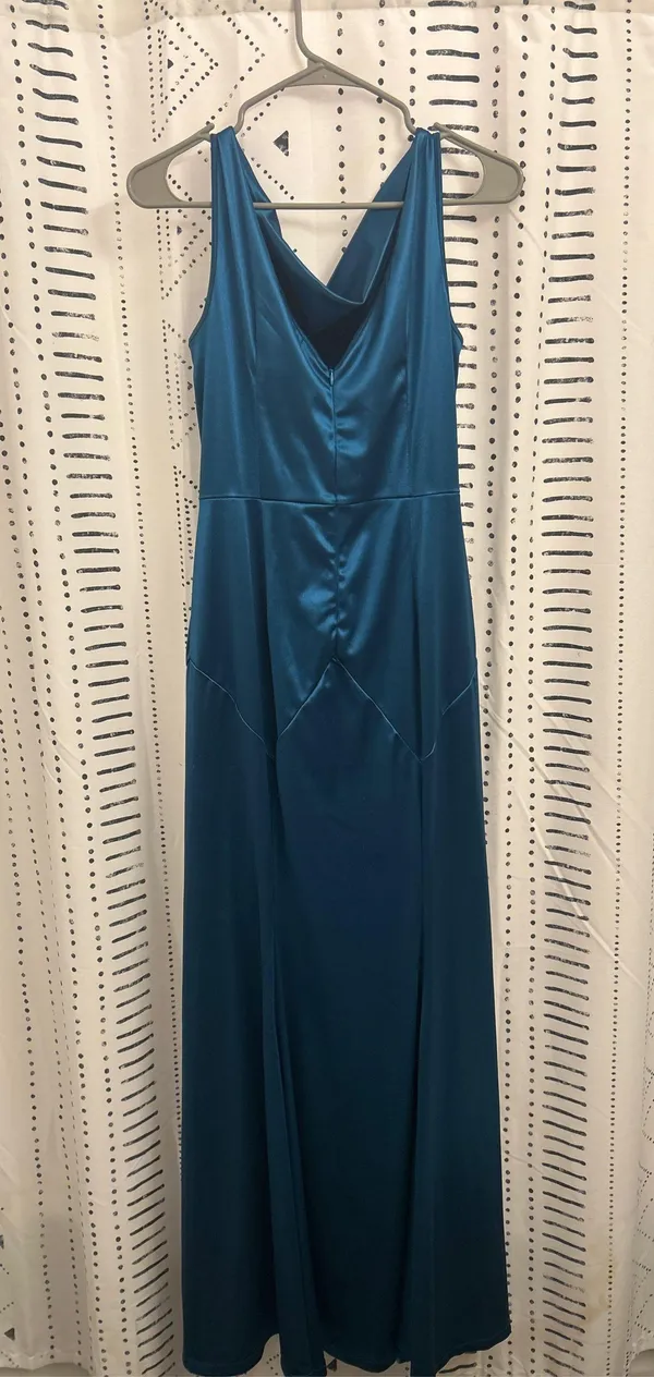 Blue Formal Dresd Size L - Image 2