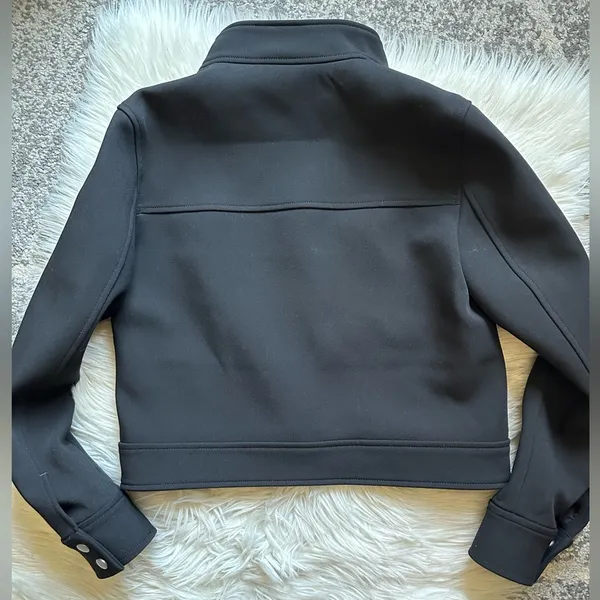 ZARA neoprene zip jacket - Image 9