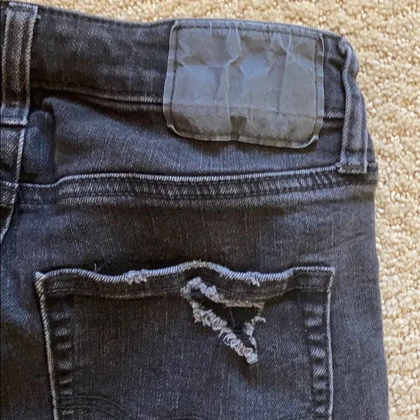 Jrs American Eagle Black jean shorts 26 - Image 6
