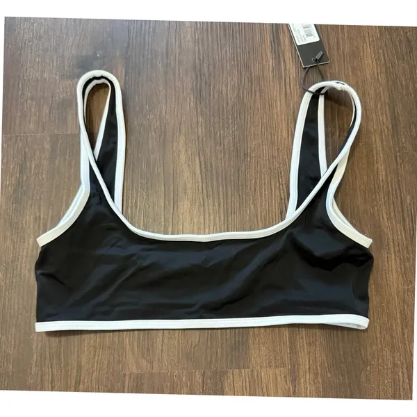 Lioness Swim Amour Top Soulmate Bottom Bikini Set‎ Onyx Black White L/M NWT - Image 9