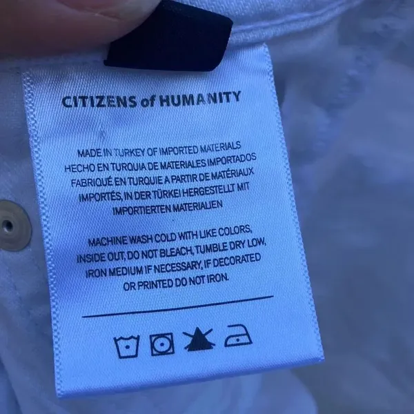 528. Citizens of humanity Daphne crop organic cotton jeans size 28 - Image 6