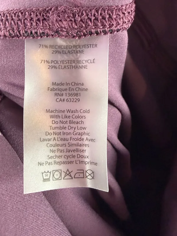 NWT Spiritual Gangster Spiritual Giselle‎ Boot Cut Pant in Midnight Plum Purple - Image 8