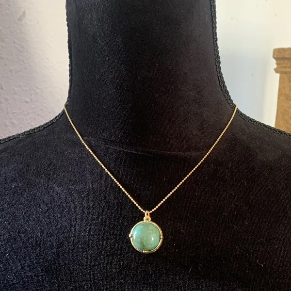 Chalk turquoise necklace - Image 2