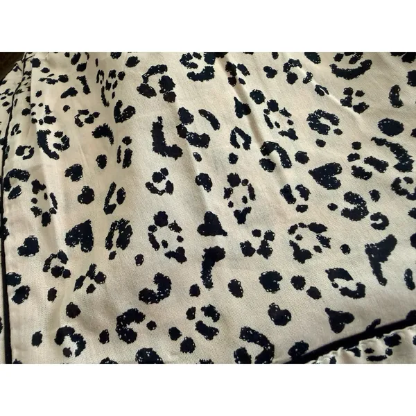 Victoria's Secret Peach Brown Cheetah Sleep Shorts Women Loungewear Medium - Image 7