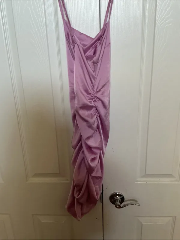 Forever 21 Dusty Lavender Satin Slip Dress - Image 5