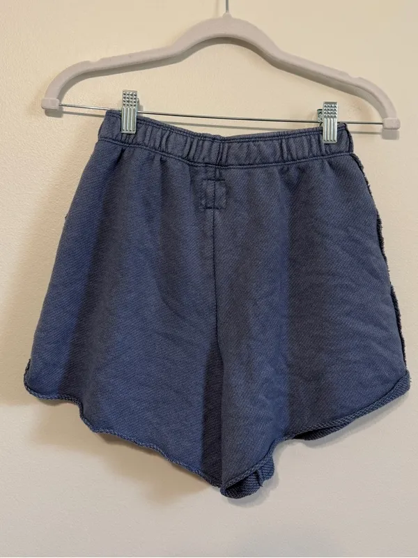 Aerie Blue Sweat Shorts Size XS Comfy Cozy Lounge Oversized - Image 5