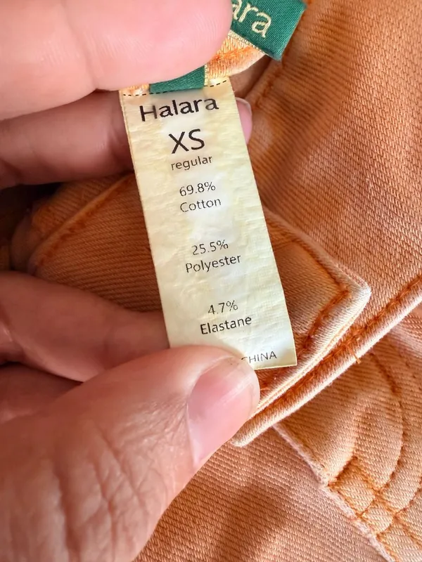 Halara Women's Casual Skinny Pants in Marigold XS - Image 4