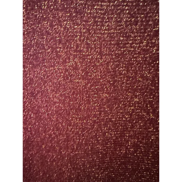 Shein Burgundy Sheer Ruffle Edge Long Sleeve Sparkly Layer - Image 3