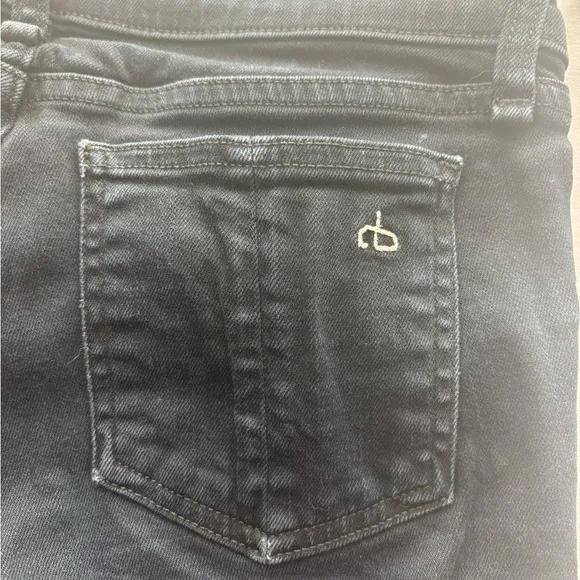 Rag & Bone JEAN Women 24 Skinny Indigo Blue Denim Pants Made in‎ USA - Image 12