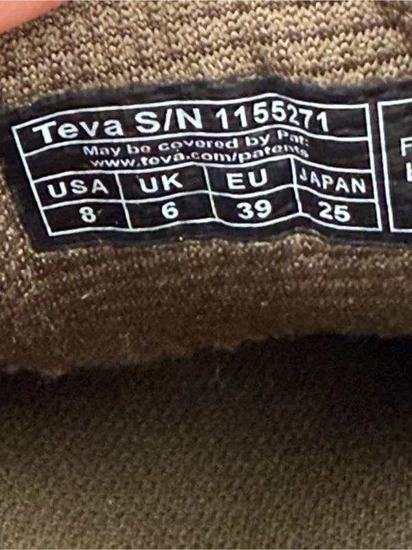 Teva Women's Ellwood Slip-Resistant Hiking Sneakers US8 Burnt Olive $100 - Image 6