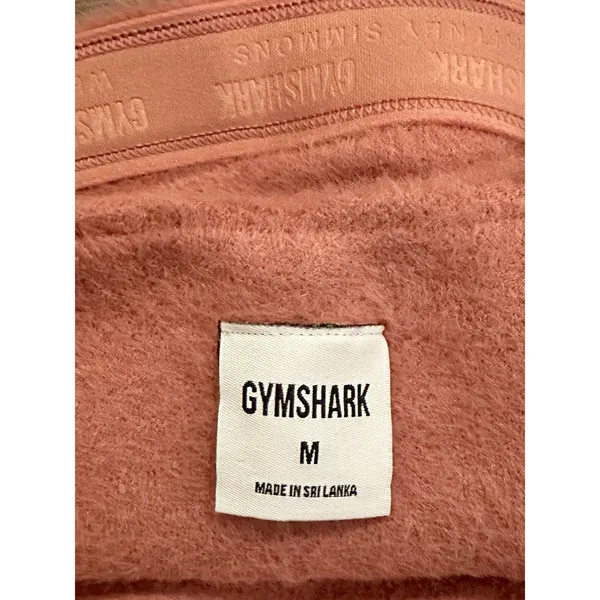 Gymshark x Whitney Simmons Eyelash Knit Bandeau Canyon Red Size M EUC!!! - Image 4