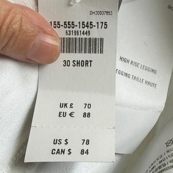 Abercrombie‎ & Fitch Simone High Rise Jean Legging White Skinny 30 10S New Tags - Image 4