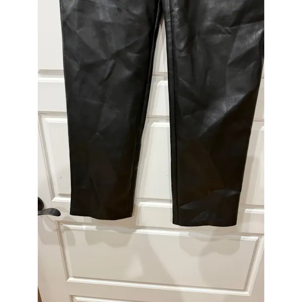 Wilfred Black Melina Faux Leather Pants High Waisted Size 6 Minimalist Edgy - Image 4