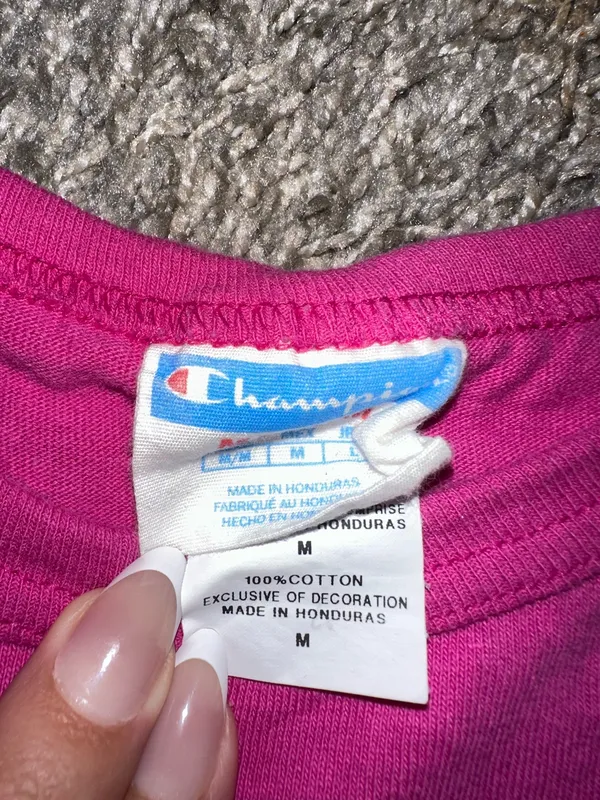 Champion Short Sleeve T-Shirt pink - Image 3