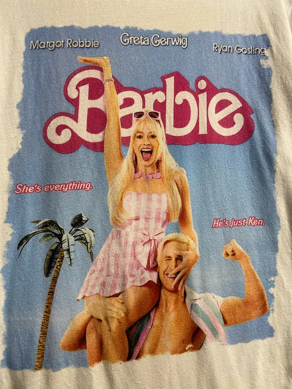 Barbie Movie Graphic Tee Ryan Gosling Margot Robbie - Image 2