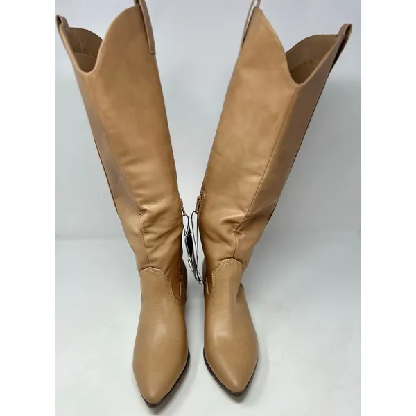 Universal Threads‎ Women's Tan Memory Foam Boots Size 7 1/2 - Image 4