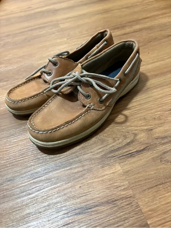 Sperry Top-Sider Intrepid Boat Shoes Women’s Size 7M Brown Leather Comfort Lace - Image 3