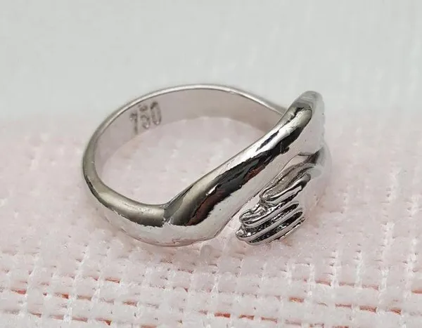 Silver Adjustable Hug Ring - Image 3