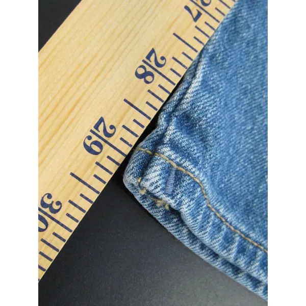 Old Navy Extra High Rise Sky-Hi Wide Leg Braided Trim Denim Jeans Womens Size 0 - Image 6