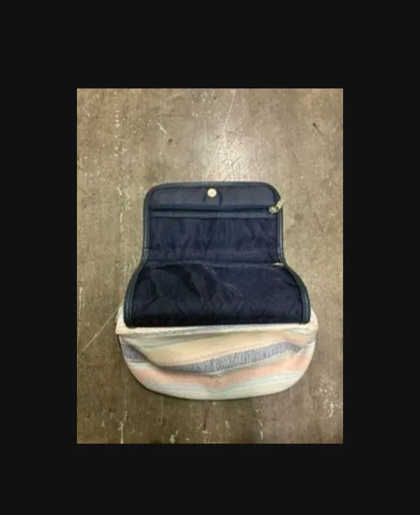 Scunci Striped Valet Organizer Makeup Bag. Multiple - Image 3
