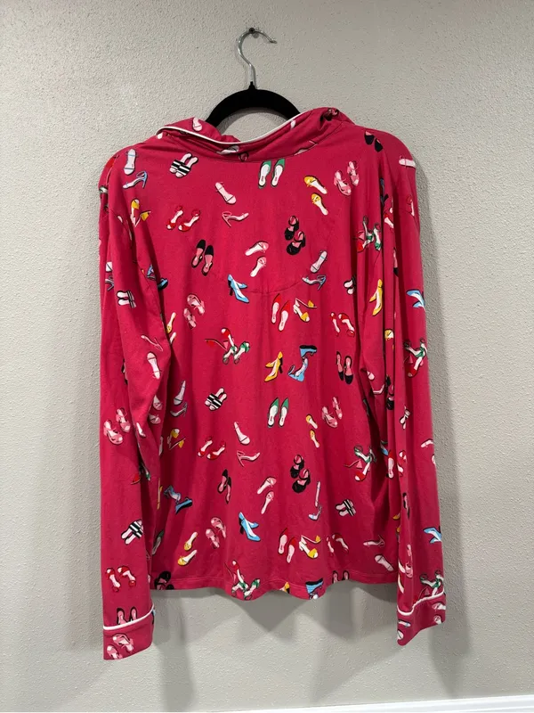 Kate Spade New York Red Fabulous Colorful Shoes Pajama Set - Image 6