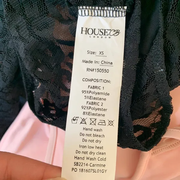 NWT House of CB Carmine‎ Cheetah Print Sheer Bodysuit in Black - Image 9
