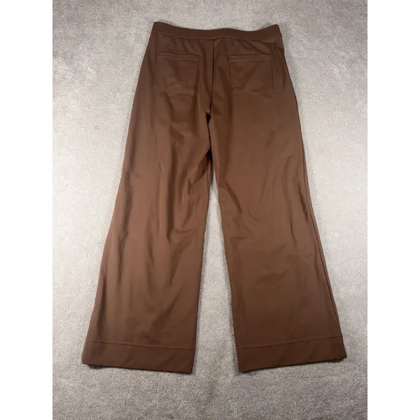 NWT Halara Wide Leg Stretch Trousers‎ Brown High Waist Smart Casual Size xl - Image 9