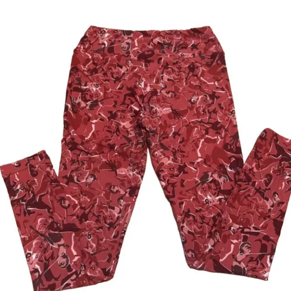 Lularoe Disney The Incredibles TC2 Leggings Elastigirl Dash Violet Jack One Size - Image 7