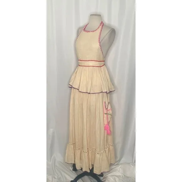 NWT!! FREE‎ PEOPLE Island Time Embroidered Set Skirt Halter Top Gauzy Small - Image 5