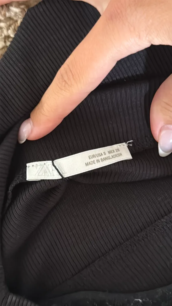 ZARA Black Bodysuit - Image 4