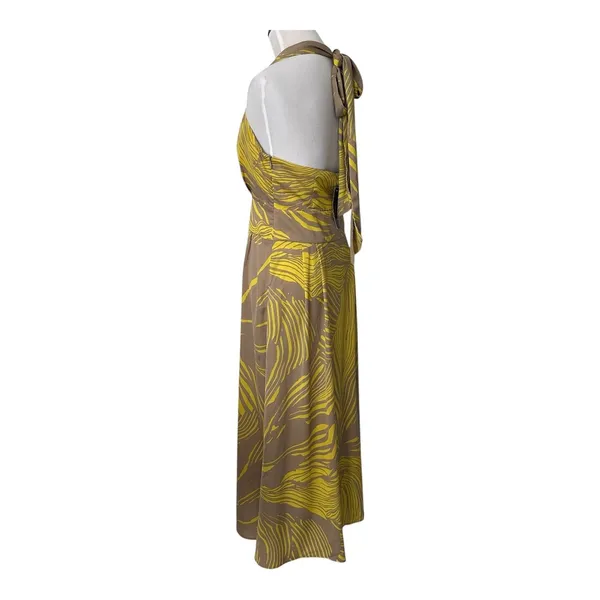 Banana Republic Size-8/Petite Maxi Dress‎ Tie Back Halter Botanica Printed $150 - Image 14