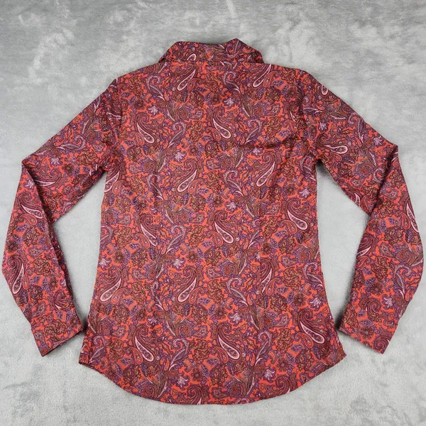 Panhandle Womens Western Shirt Long Sleeve Paisley Size M Medium - Image 8