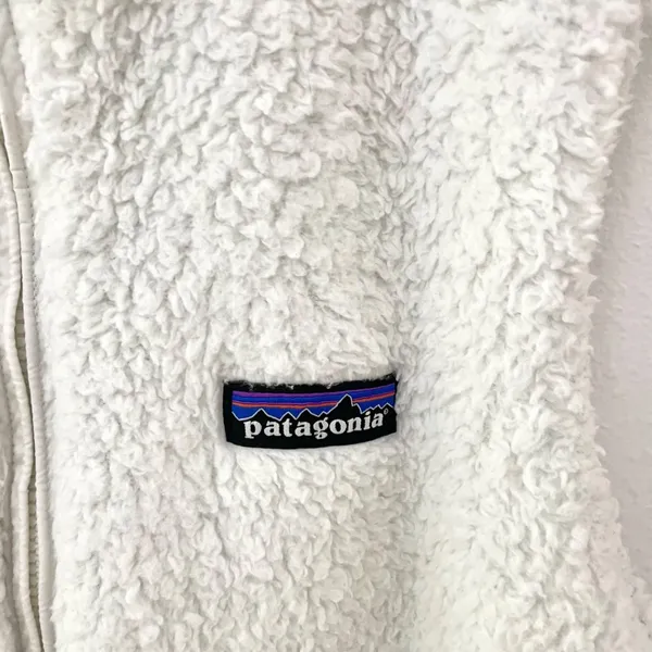 Patagonia Women's Los Gatos Vest Birch White Fleece Size M - Image 3