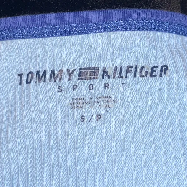 Embroidered Tommy Hilfiger cropped tank - Image 5
