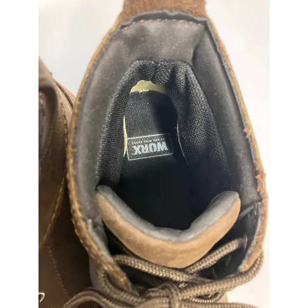 Worx by Red Wing Shoes Work Boots Womens 6.5W Brown Excellent Leather EH 5120 - Image 3
