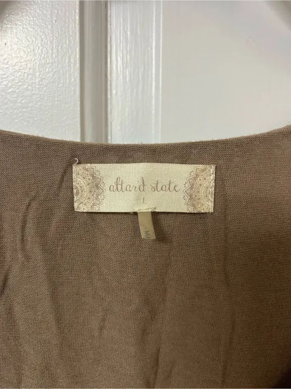 Altar'd State Brown Crochet Overlay Camisole - Image 2
