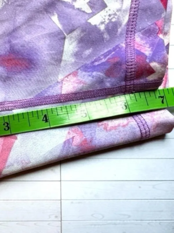 ZELLA Purple Geometric Print Active Shorts - Size Medium - Image 7