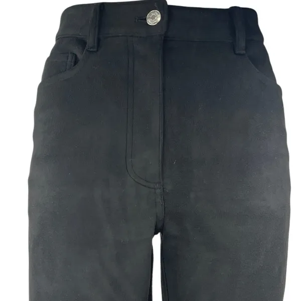Aritzia Wilfred Women's Black High Waisted Straight Leg Casual Pants Size 4 - Image 4