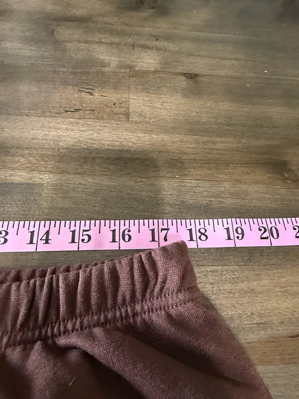 NEW Brown Pull On Waist Open Straight Leg Sweatpants Size 2XL #260785 - Image 6