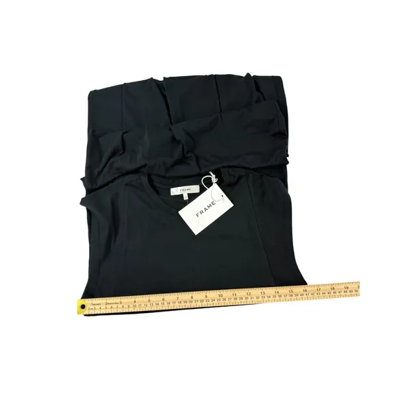 NWT FRAME Black Cotton Dress Size S Small - Image 5