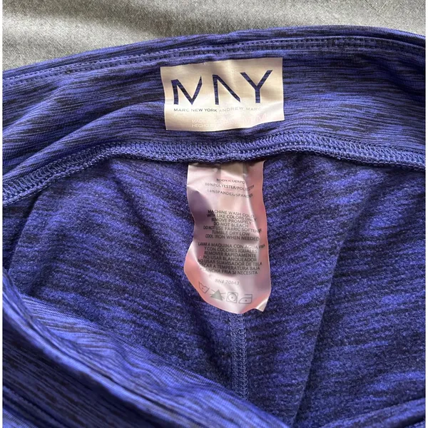 Marc New York Performance Purple Space Dye Leggings Womens Medium Athleisure - Image 12