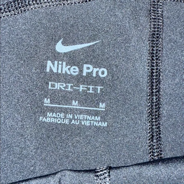 Nike Pro Women's Athletic Black Shorts spandex M medium dri fit - Image 5