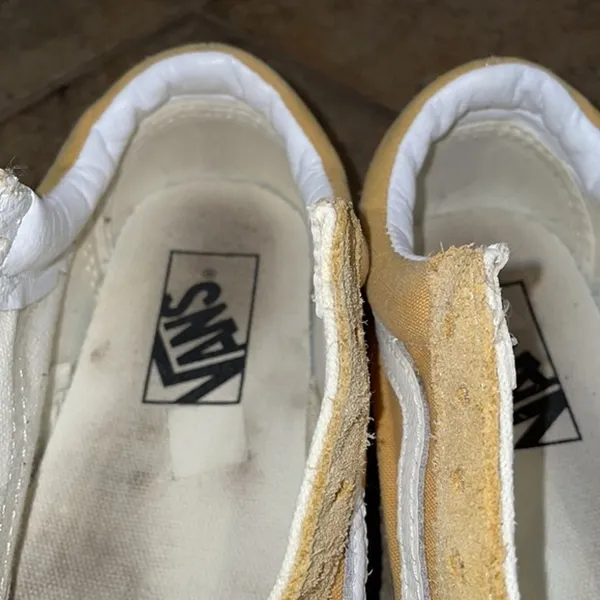 VANS Old Skool SK8 Yellow Suede Low Top Sneakers Unisex M 4 W 5.5 Skateboard - Image 9