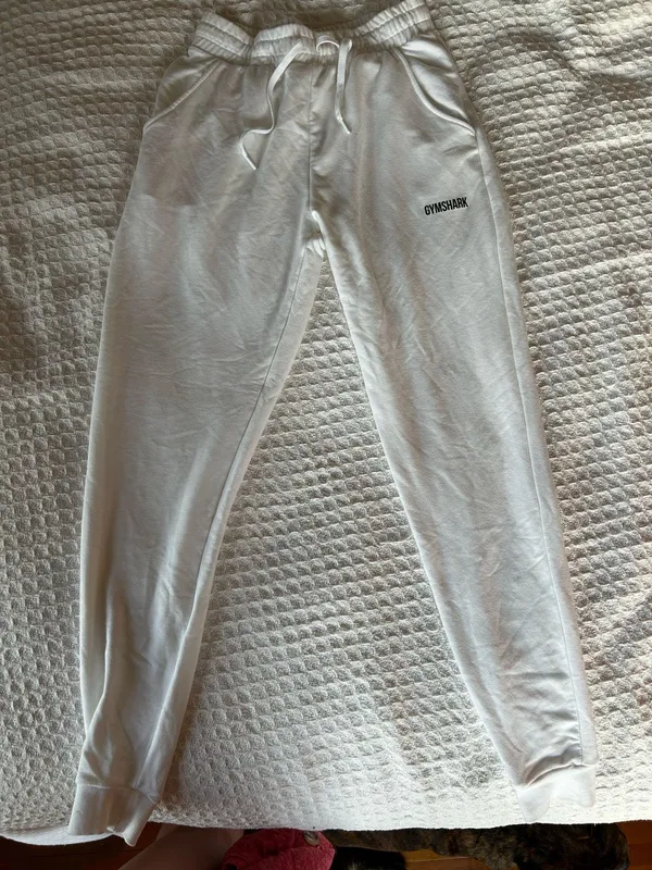 Gymshark White Joggers Pippa Training - Image 3