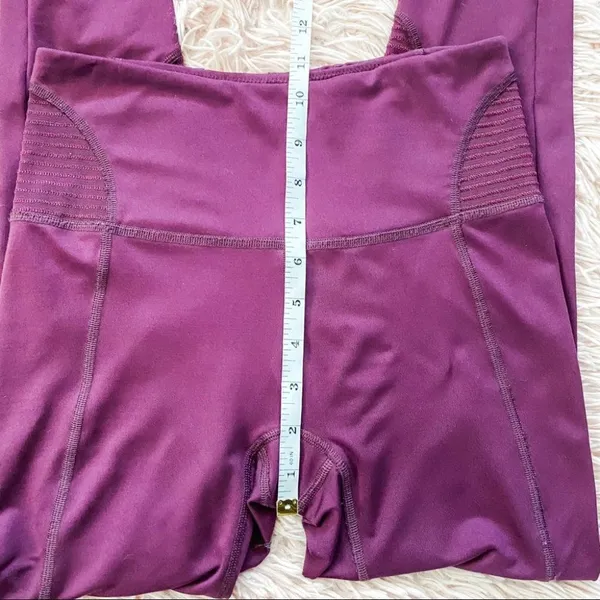 Free People FP Movement Refine Leggings in Deep Plum XS - Image 4