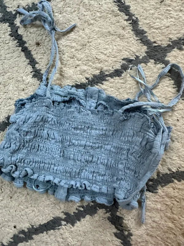 Blue Scrunched Tank Too - Image 3
