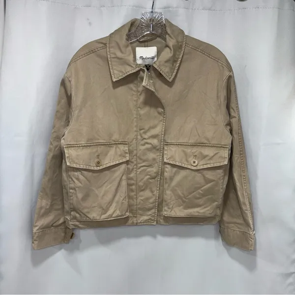 Madewell Cropped Cargo Jacket - Image 2