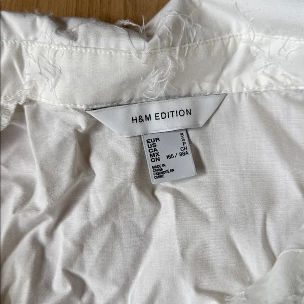 H&M White Button Down Shirt - Image 2