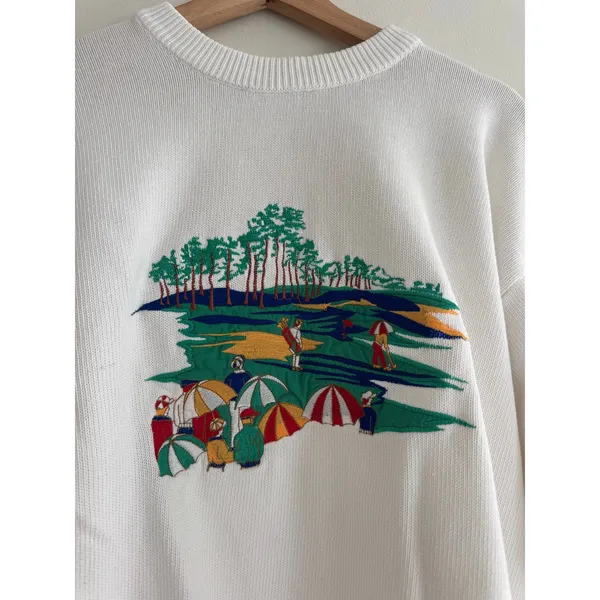 VINTAGE Architect Golf Course Crewneck Sweatshirt Size Medium - Image 3